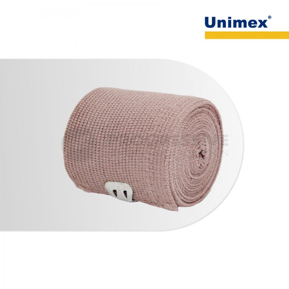 Unimex Rubber Elastic Bandage, 2 x 5yd