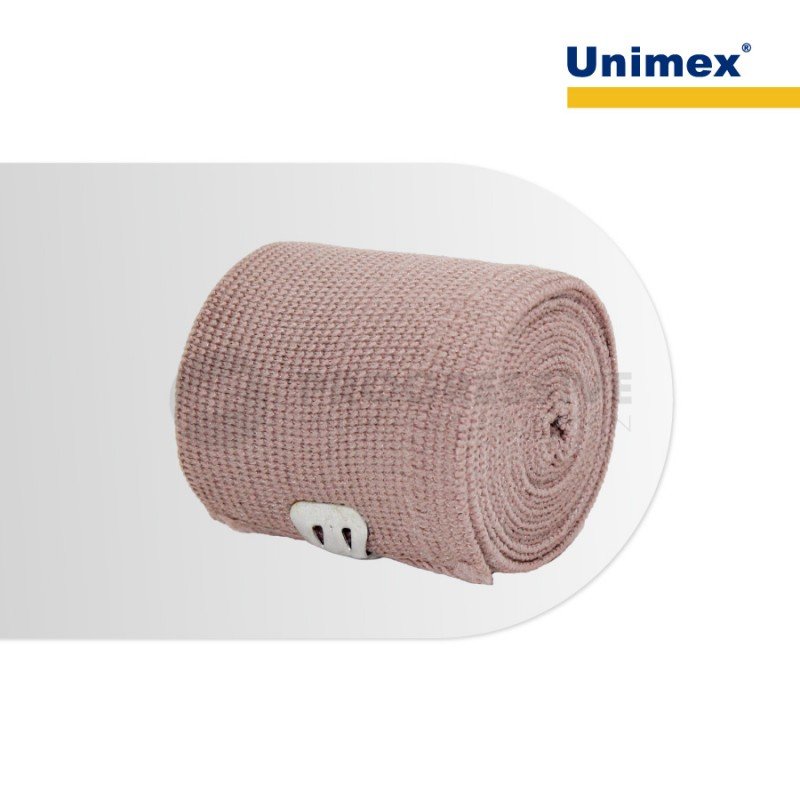 Unimex Rubber Elastic Bandage, 2 x 5yd
