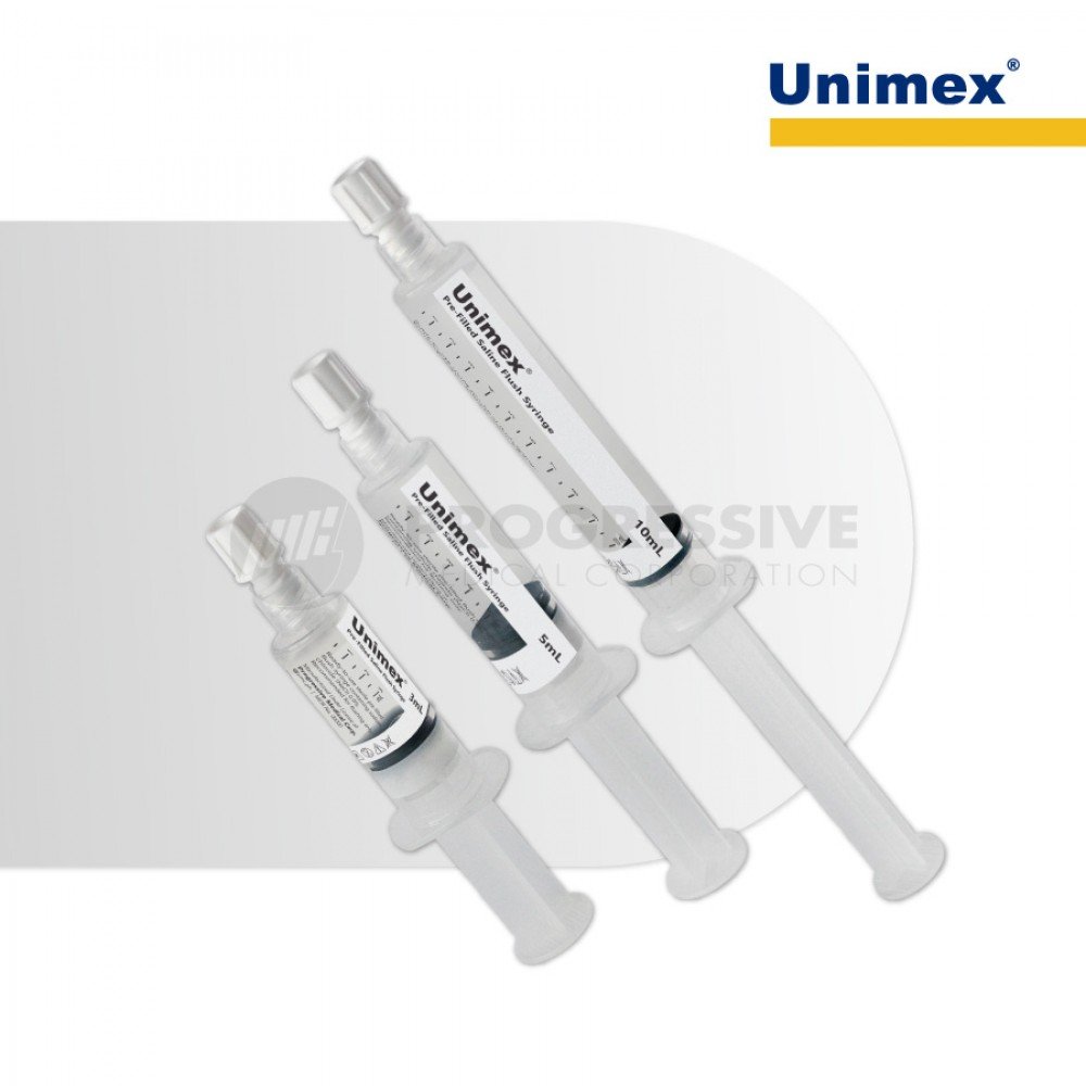 Unimex Pre-filled Saline Flush Syringe Unimex Pre-filled Saline Flush Syringe