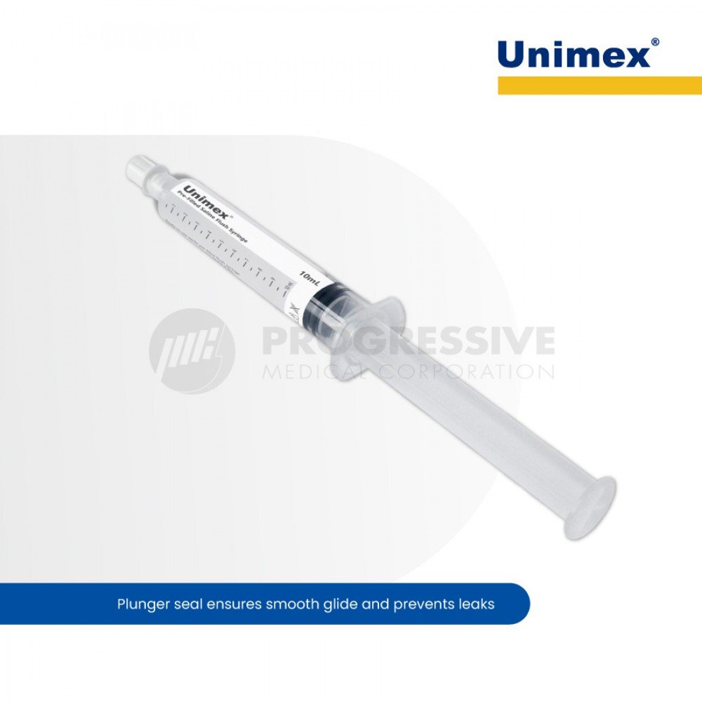 Unimex Pre-filled Saline Flush Syringe Unimex Pre-filled Saline Flush Syringe