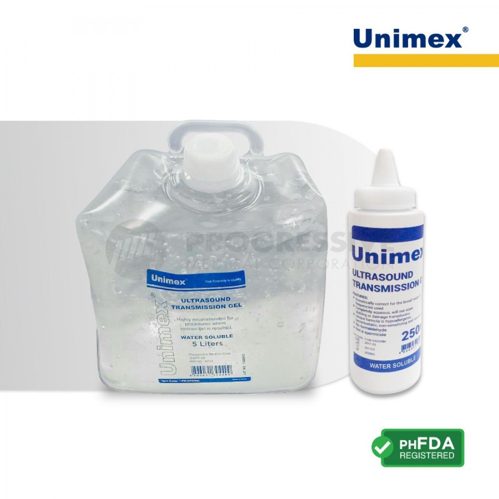 Unimex Ultrasound Transmission Gel Galon (5 Liters)