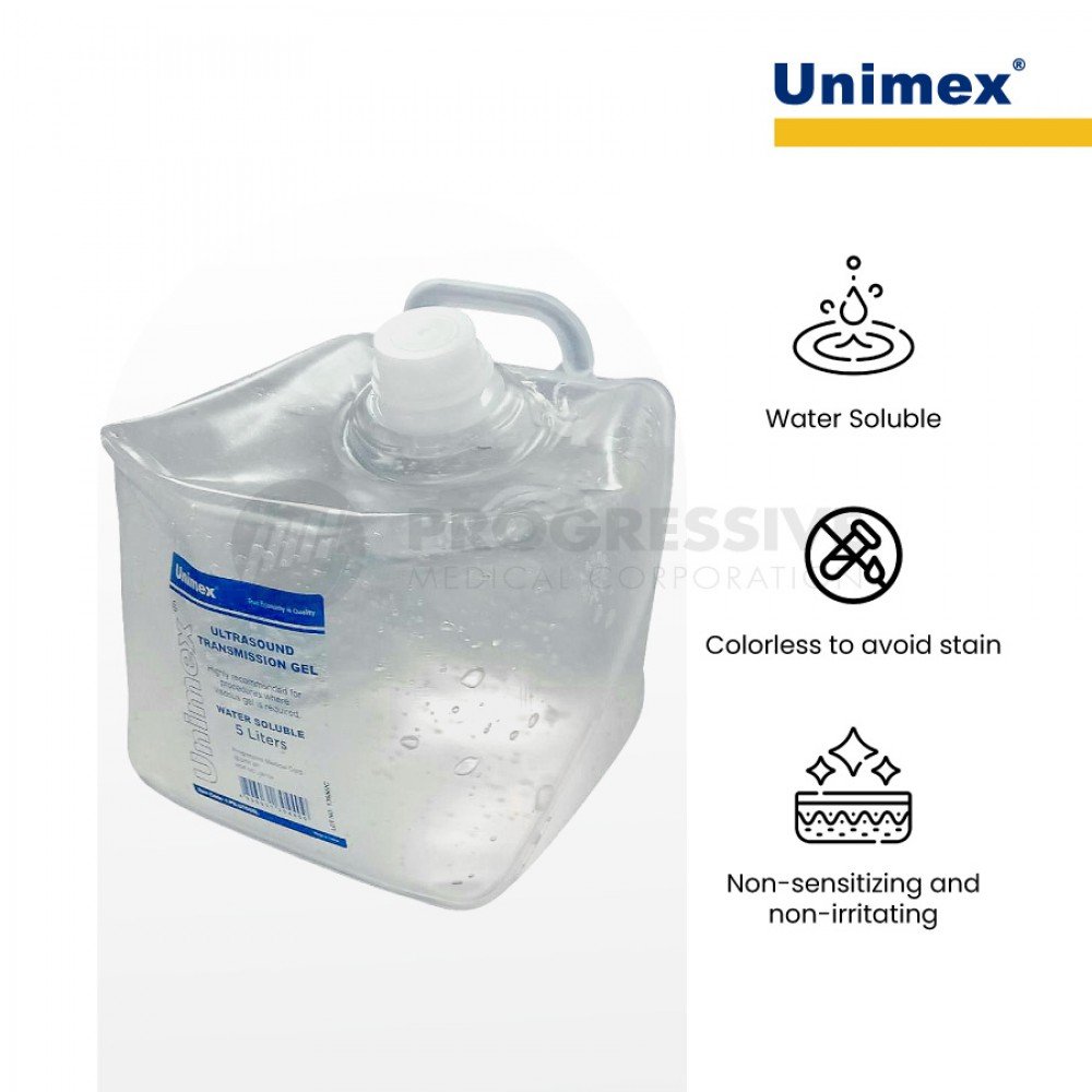 Unimex Ultrasound Transmission Gel Galon (5 Liters)