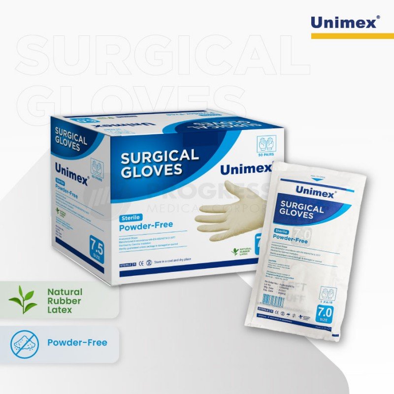 Unimex Sterile Surgical Gloves 