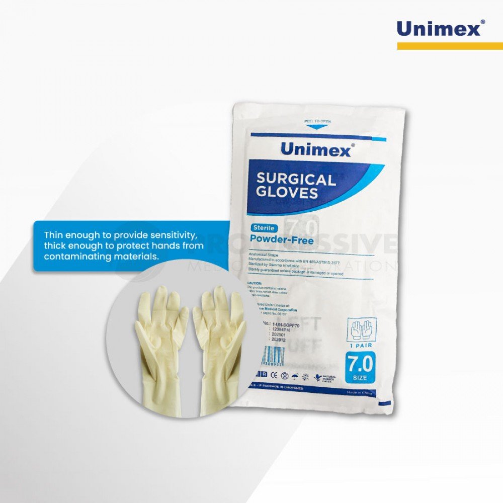 Unimex Sterile Surgical Gloves 