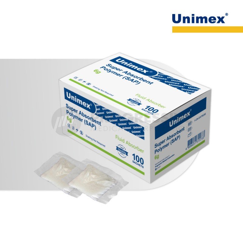 Unimex Super Absorbent Polymer (sold per box of 100s)
