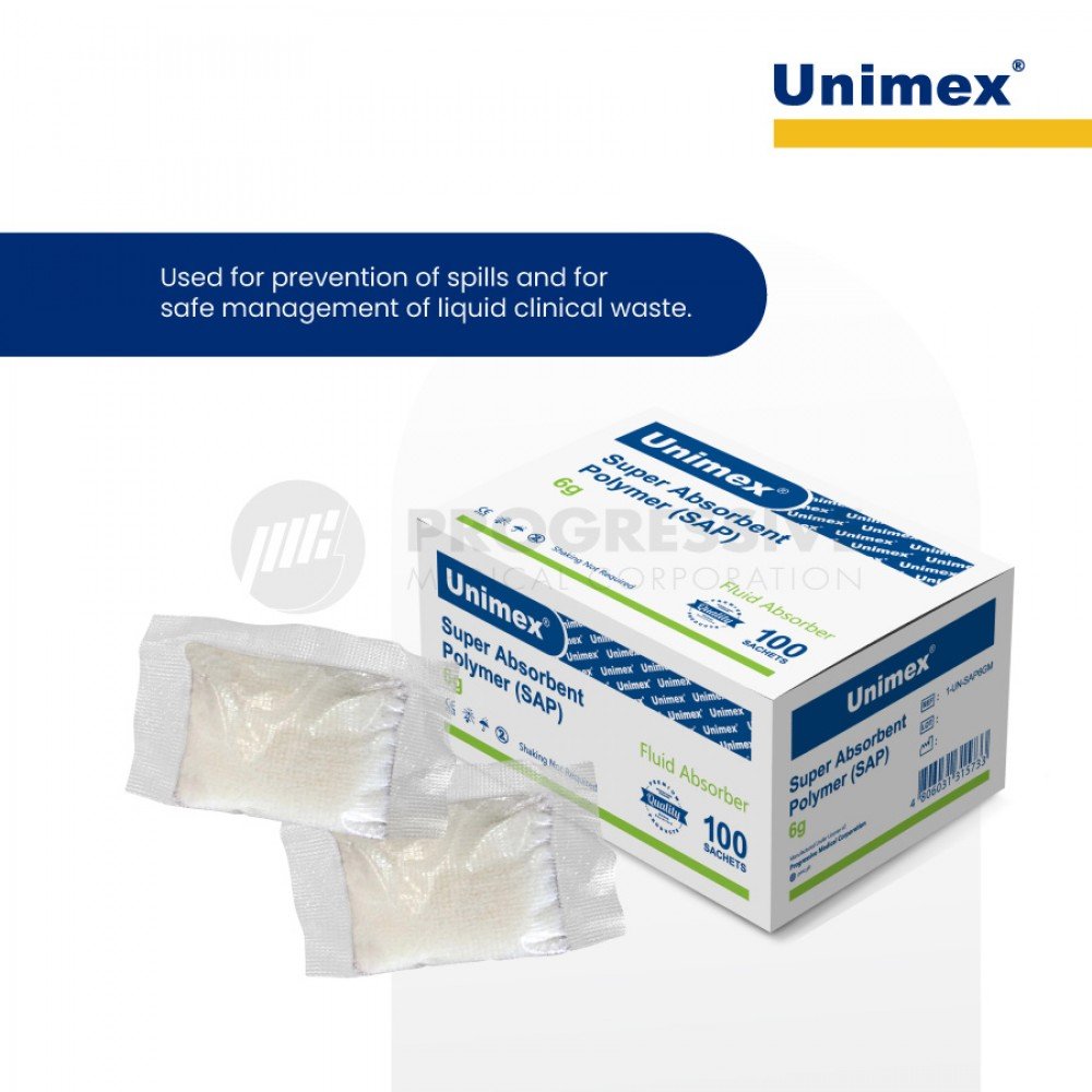 Unimex Super Absorbent Polymer (sold per box of 100s)