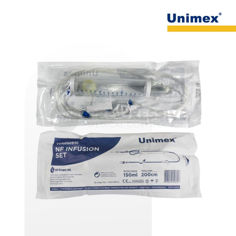 Unimex Volumetric Infusion Set NF 60dpc 150cc
