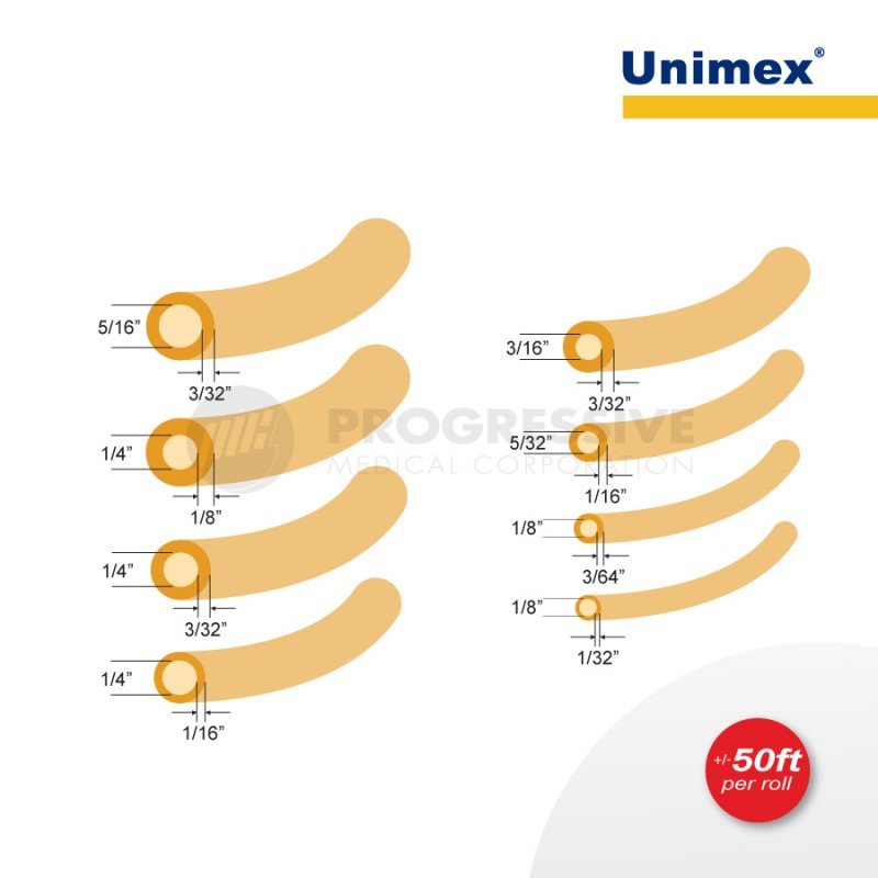 Unimex Amber Rubber Tubing