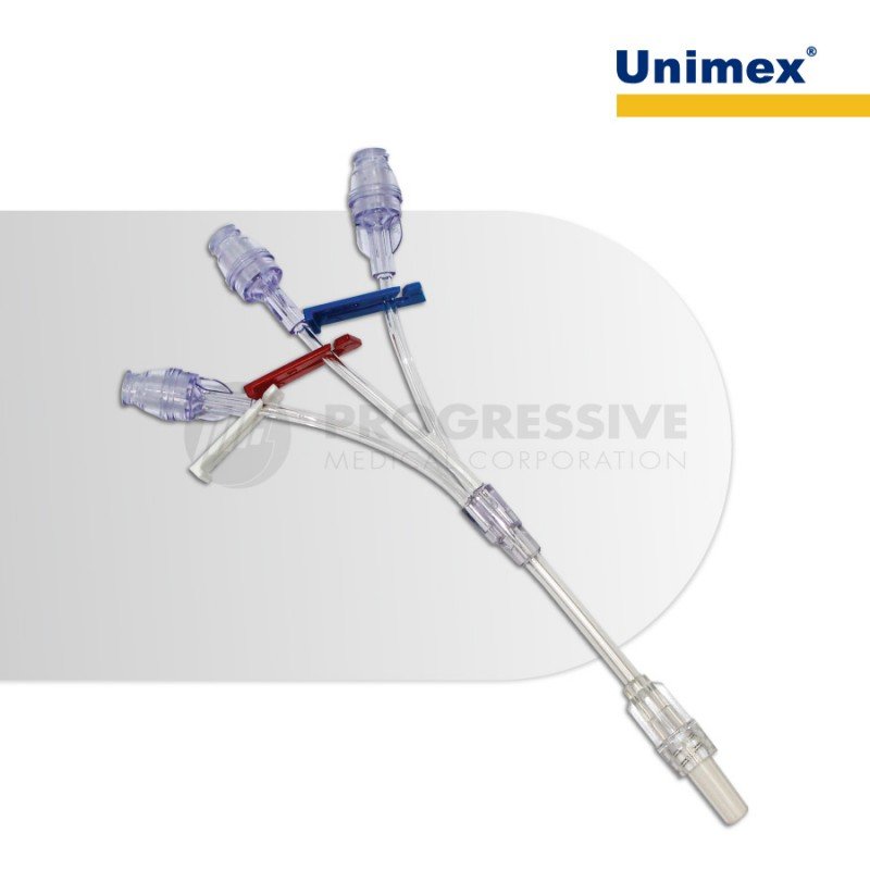 Unimex Tri-Lumen Extension Tube 