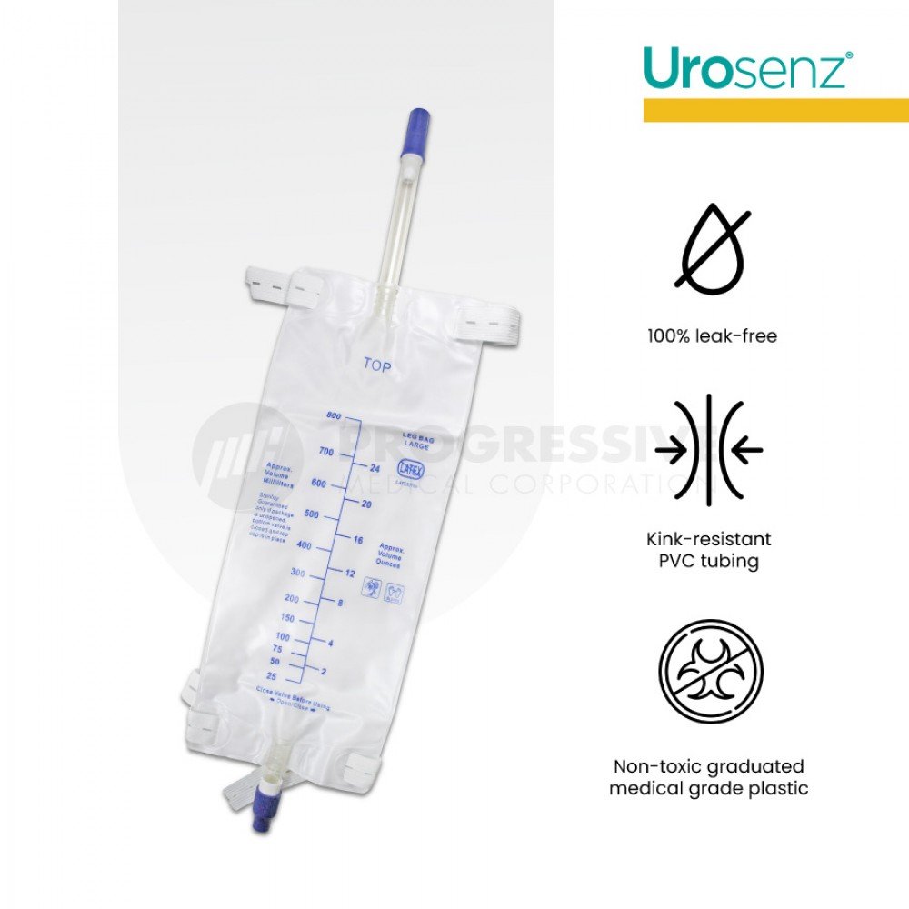 Urosenz Urine Leg Bag 800ml Urosenz Urine Leg Bag 800ml
