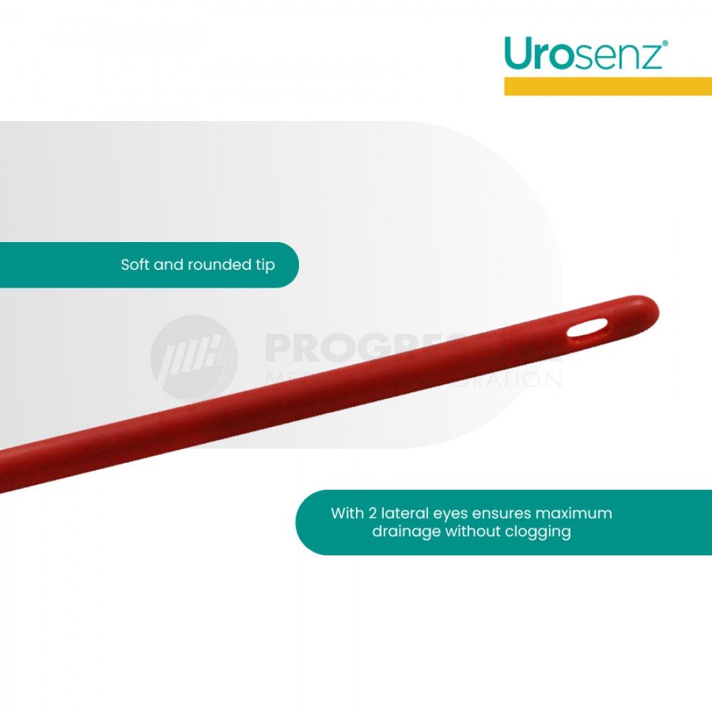 Urosenz Red Nelaton Catheter (Sold by 10s)