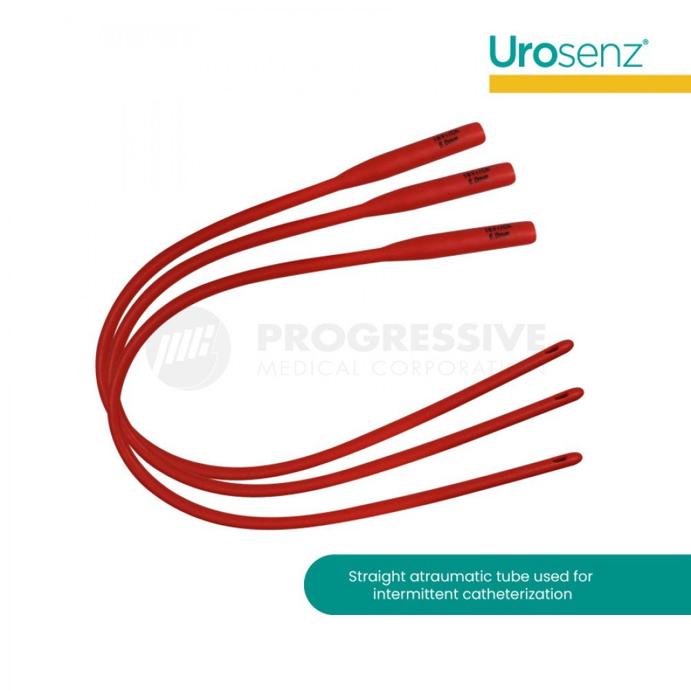 Urosenz Red Nelaton Catheter (Sold by 10s)