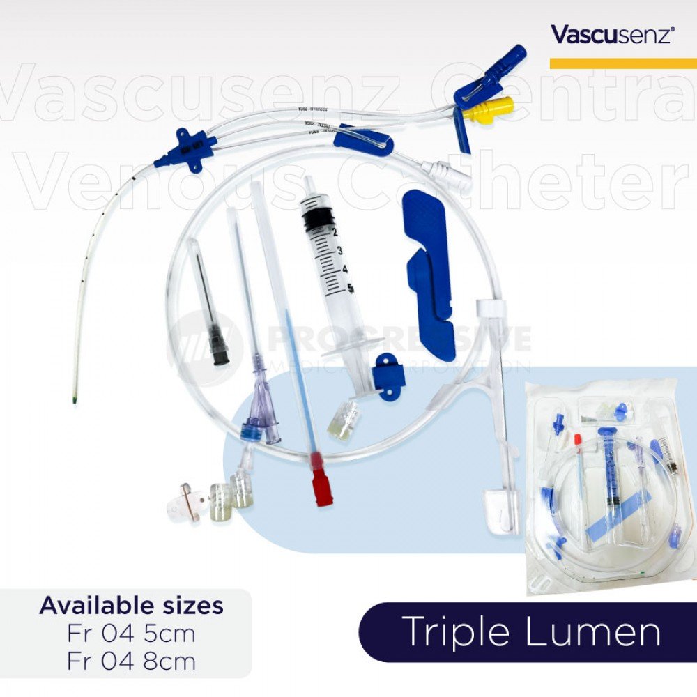 Vascusenz CVC Set 3Lumen