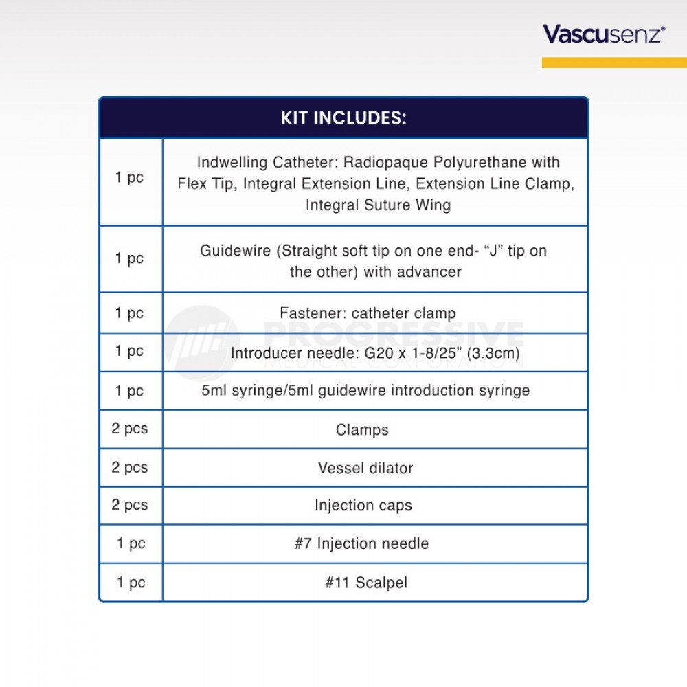 Vascusenz CVC Set 3Lumen