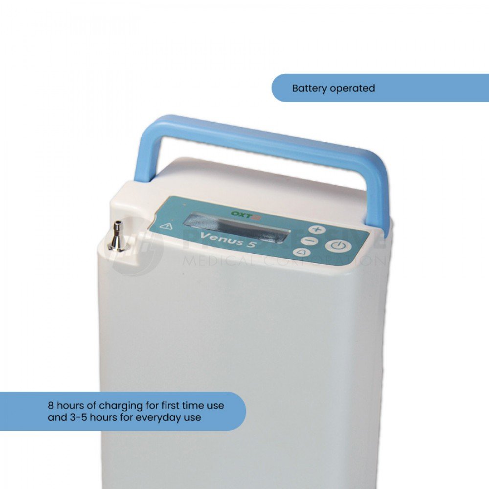 Venus 5 Carry-On Oxygen Concentrator (Battery Operated)