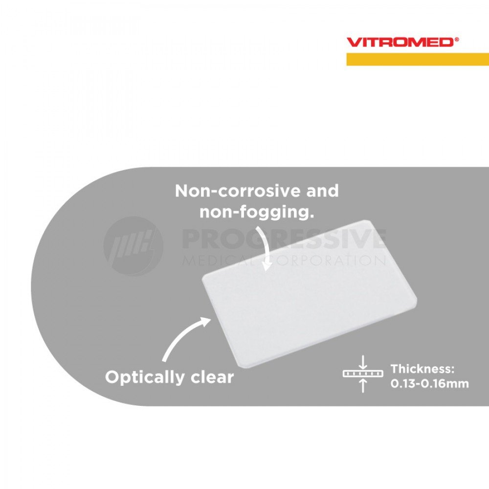 Vitromed Cover Glass, 22x32mm, 100's