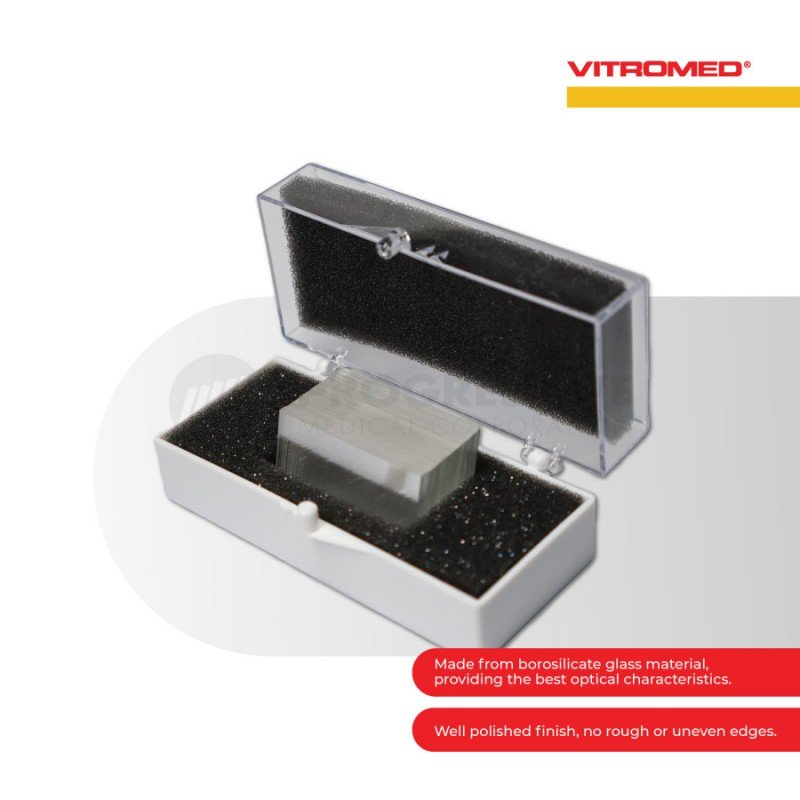 Vitromed Cover Glass, 22x32mm  (sold by pack of 100s)