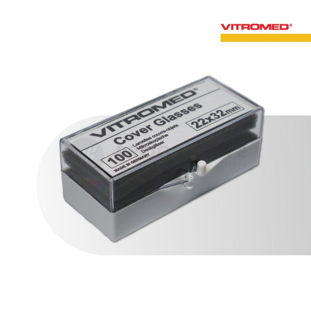 Vitromed Cover Glass, 22x32mm  (sold by pack of 100s)