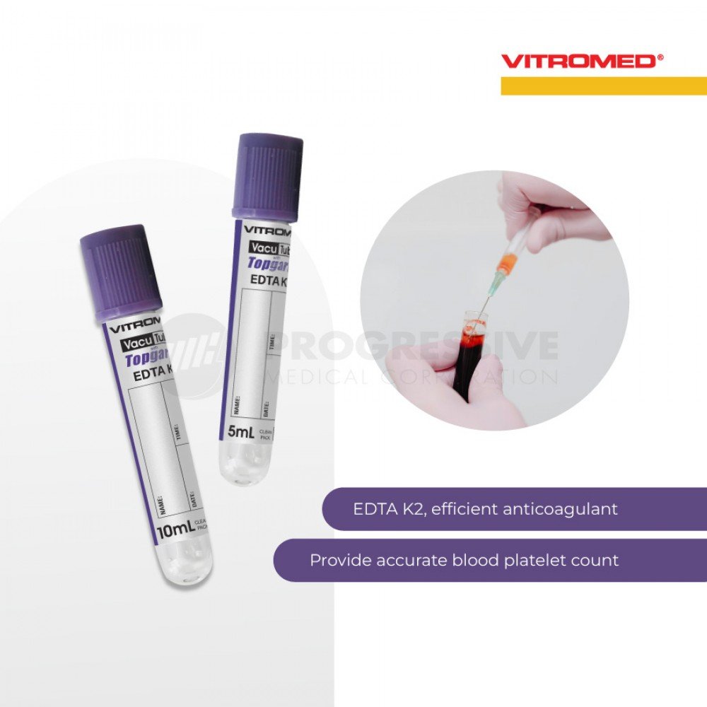 Vitromed Blood Collection Tube, EDTA K2 (100s)