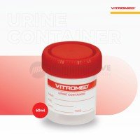 Vitromed Stool Cont 60ml w/ scrw cap/spn
