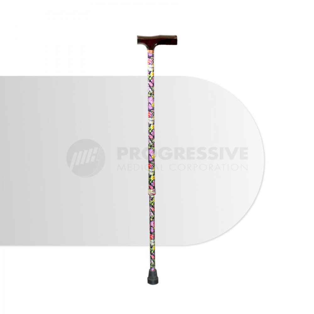 Walking Stick, Flower, 2 Section Walking Stick, Flower, 2 Section