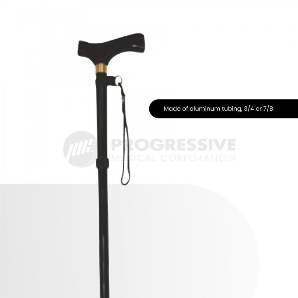 Foldable Walking Stick, Black