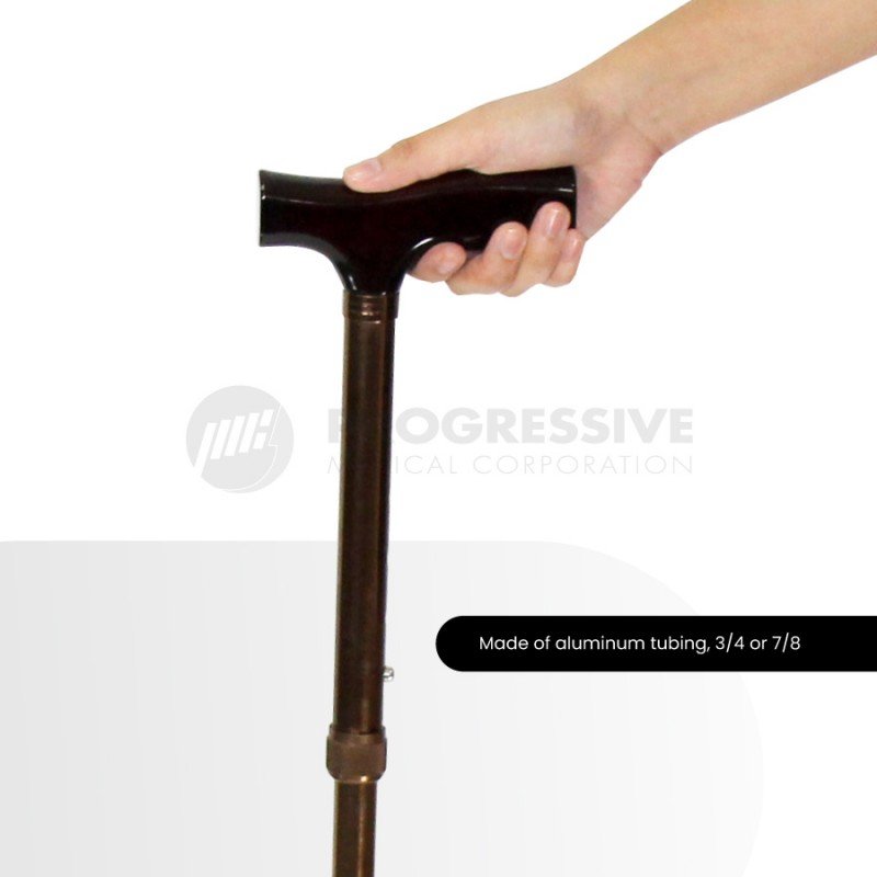 Foldable Walking Stick, Bronze