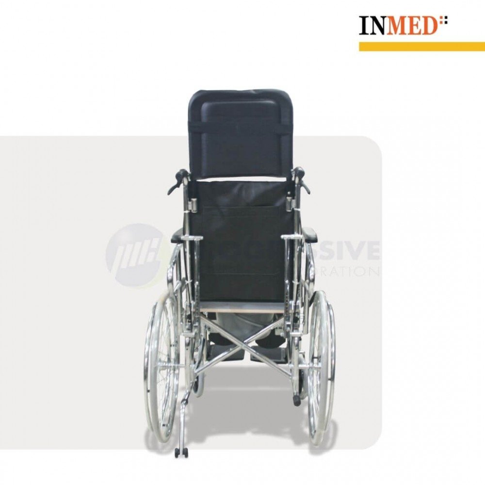 Inmed Wheelchair Reclining High Back with Commode