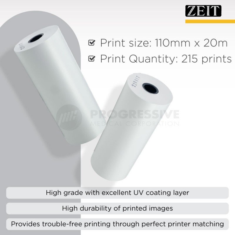 Zeit Ultrasound Thermal Paper USP-110S Type I Standard