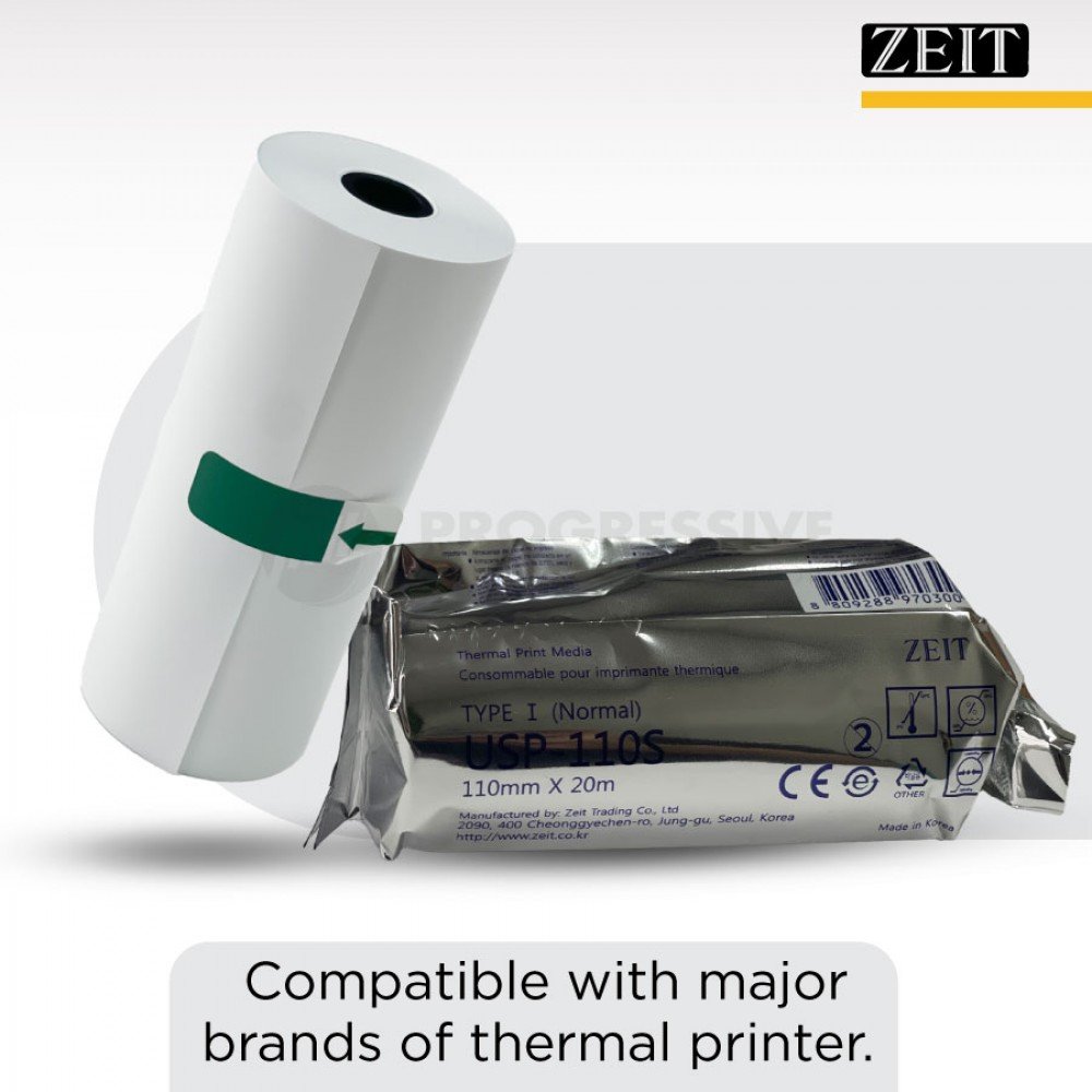 Zeit Ultrasound Thermal Paper USP-110S Type I Standard