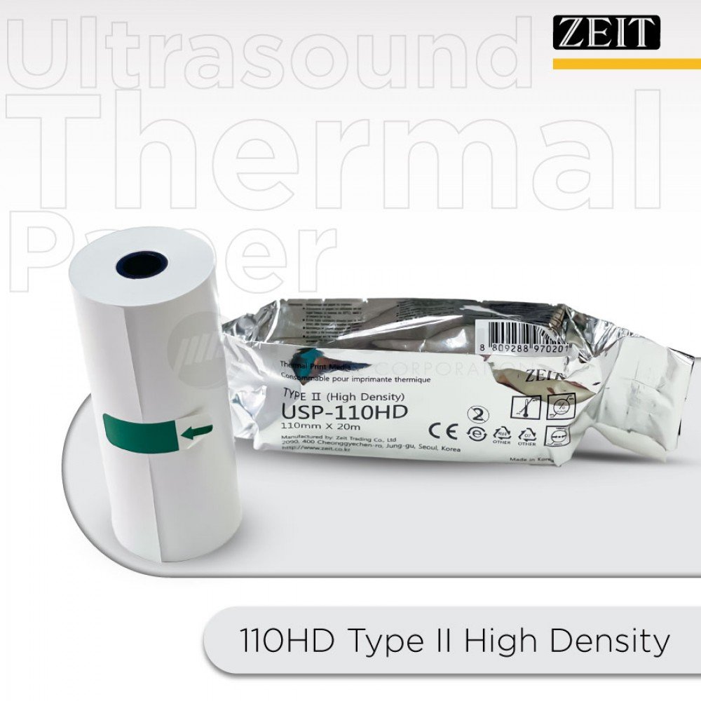 Zeit Ultrasound Thermal Paper  USP-110HD Type II High Density