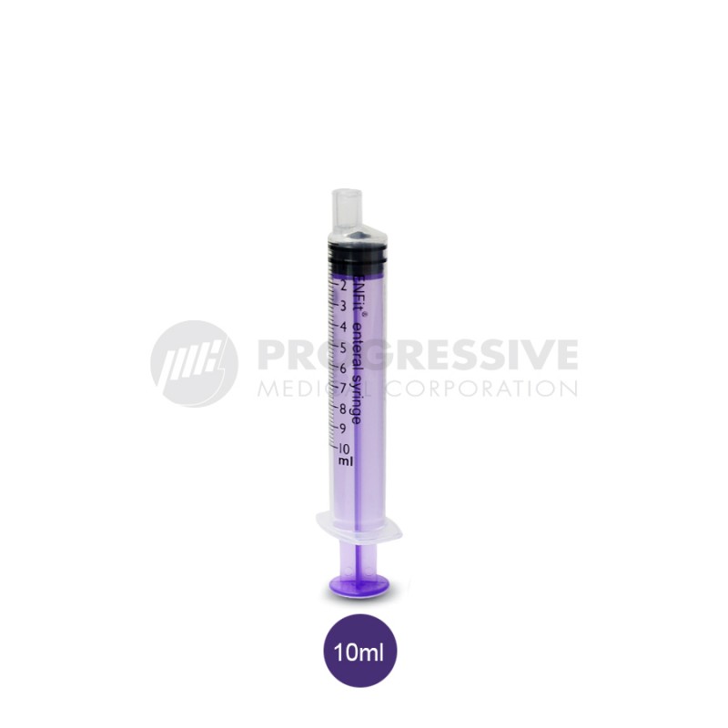 Disposable Enteral Feeding Syringe 10cc sold by 10s