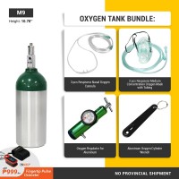 Aluminum Oxygen Cylinder Tank, M6 (with content)