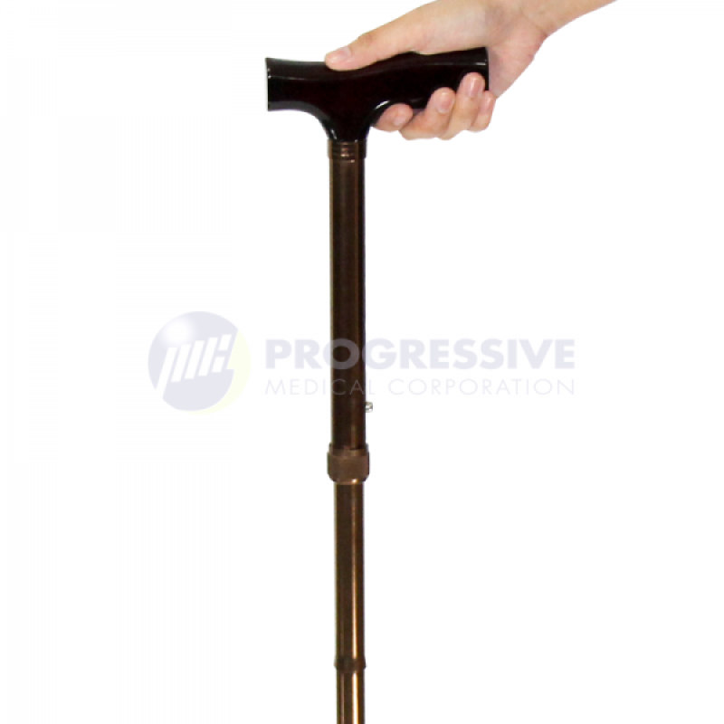 Foldable Walking Stick, Bronze