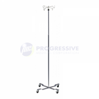 IV Pole Stand with 4 Legs and 4 Prong