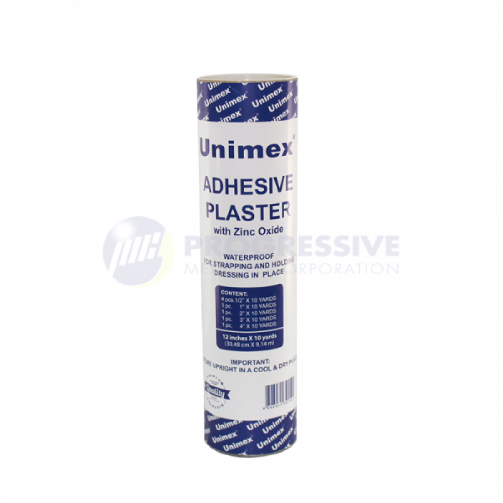 Unimex Adhesive Plaster, 12 X 10 yds