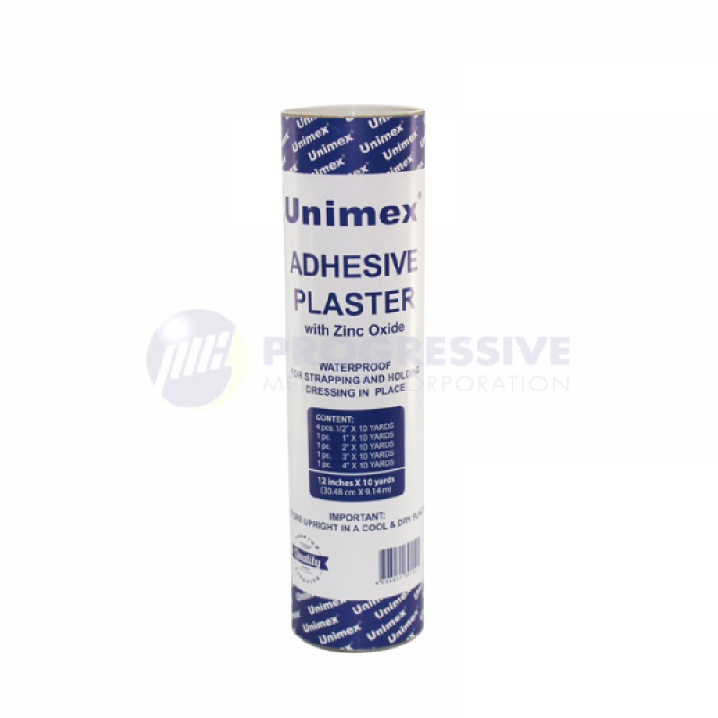 Unimex Adhesive Plaster, 12 X 10 yds