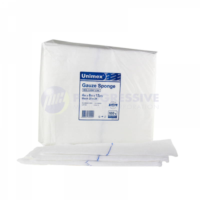 Unimex Gauze Swab, Non Sterile (12ply)