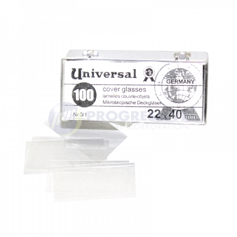 Universal Cover Glass, 22x40mm, 100's