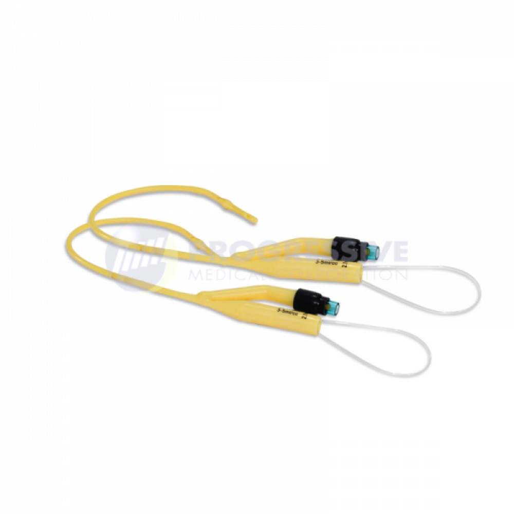 Urosenz Latex Foley Catheter, 2-Way w/ Stylet (10 pcs)