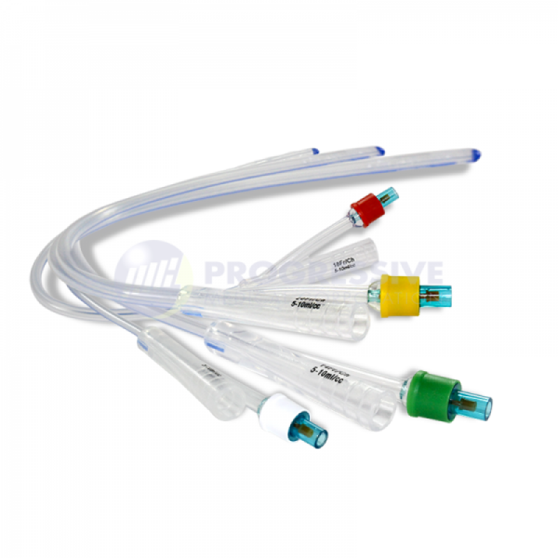 Urosenz Silicone Foley Catheter, 2-Way w/o Stylet, (10 pcs.)
