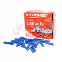 Vitromed Blood Lancet G26 (Blue) 200