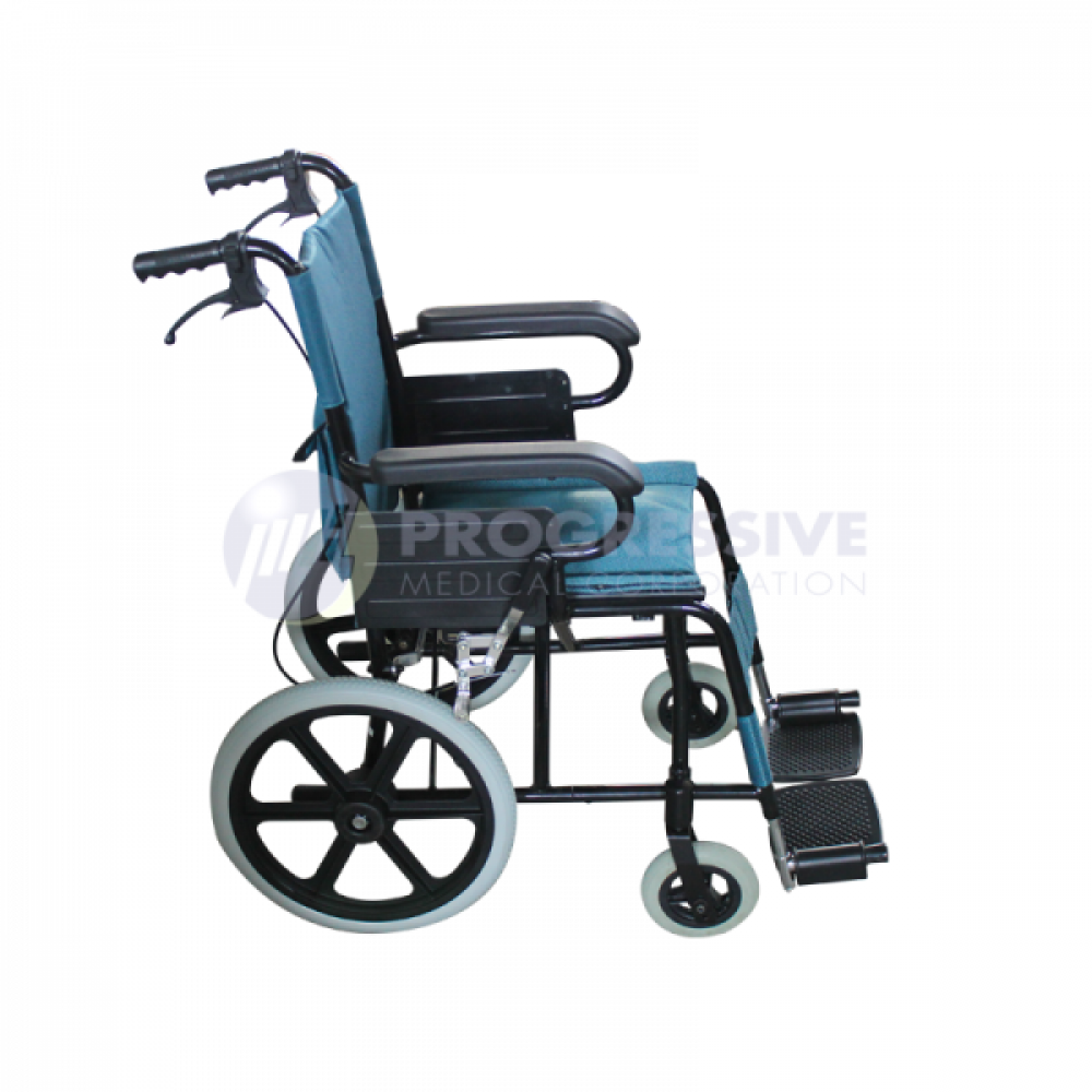 Wheelchair, Aluminum 41cm/16" width, Travel